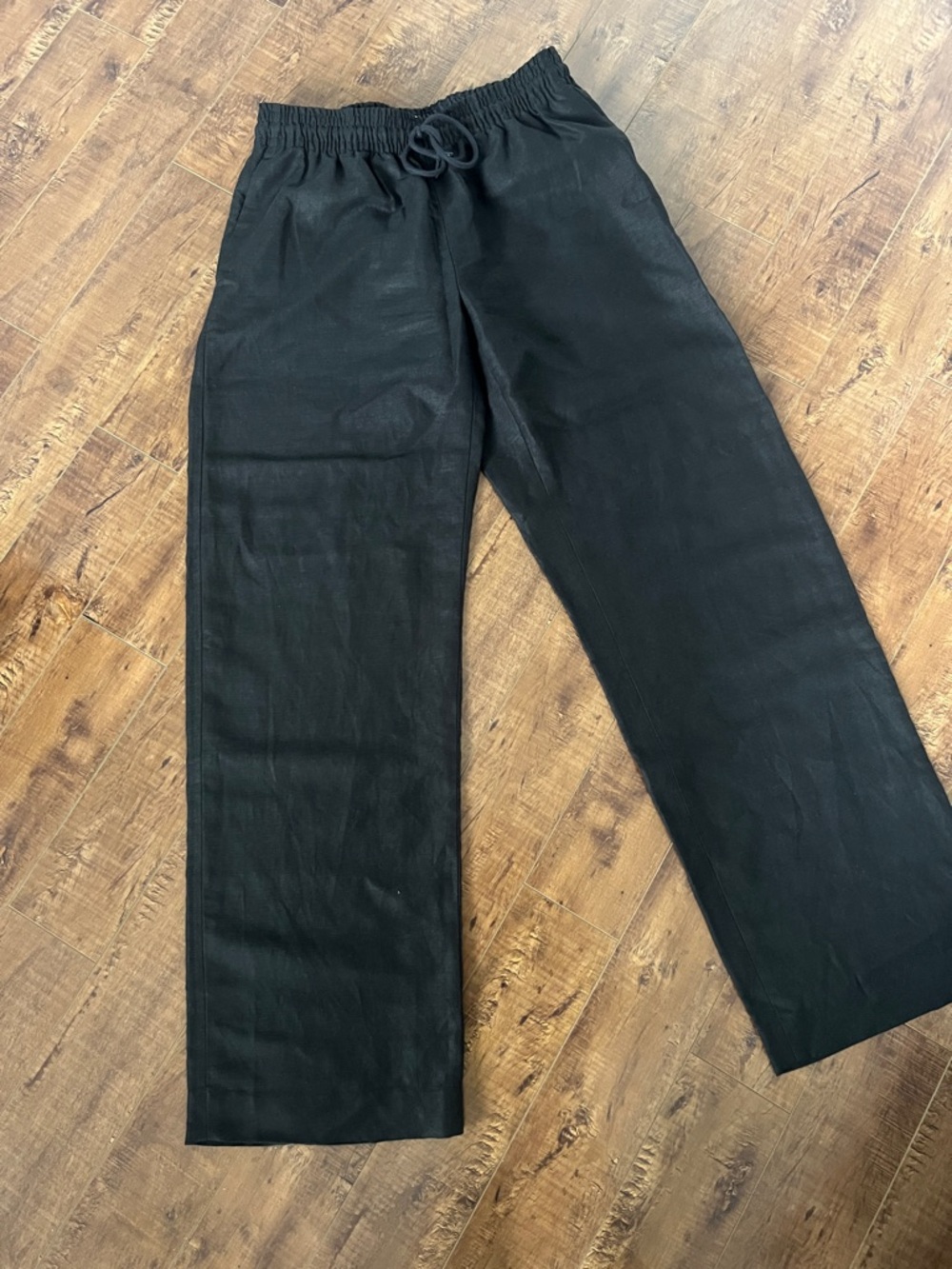 Aritzia Wilfred CruiseLinen Thesis Pants - Size Small, Black